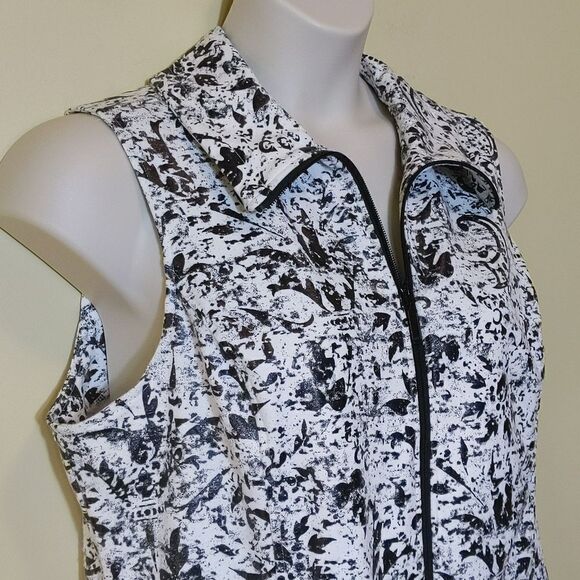 Chico's L 12 Weekends Zip Front Outerwear Vest Jacket Transitional Weather - Picture 2 of 13